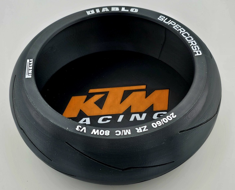 KTM logotyp förvaringsbox i form av däck