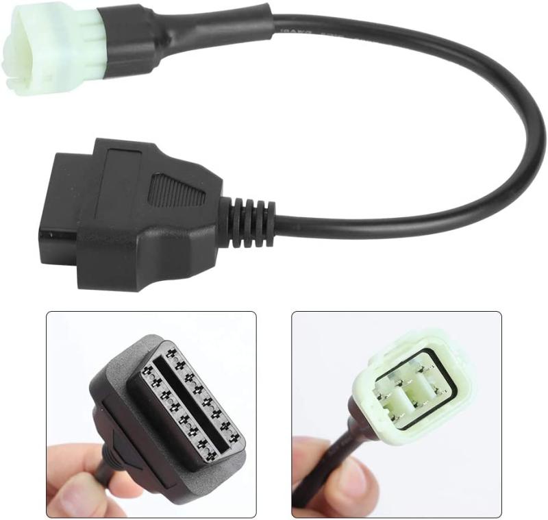 KTM MC 6 Pin till OBD2 kabel adapter
