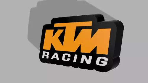 KTM Racing dekoration LED lampa nattlampa