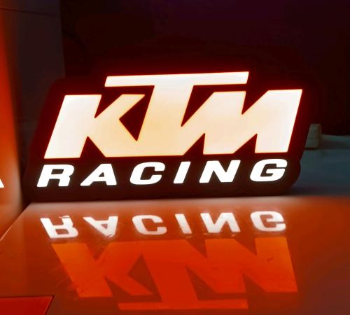 KTM Racing dekoration LED lampa nattlampa