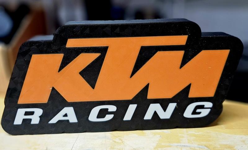 KTM Racing dekoration LED lampa nattlampa