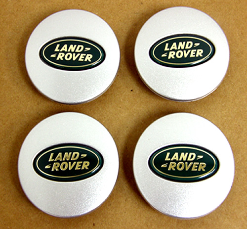 land rover centrumkåpor i silver färg