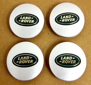 land rover centrumkåpor i silver färg