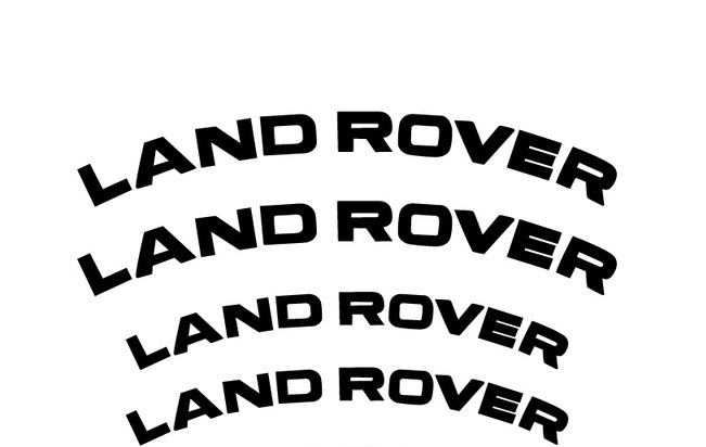 Land Rover dekal dekaler till bromsok