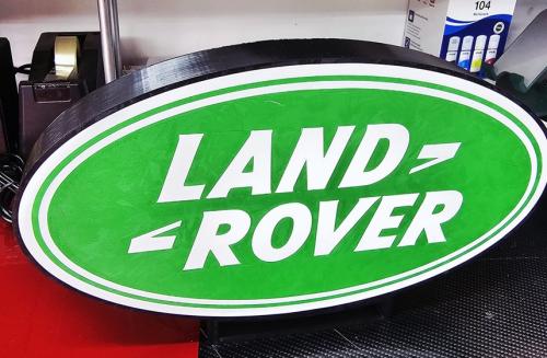 Land Rover nattlampa perfekt till garaget