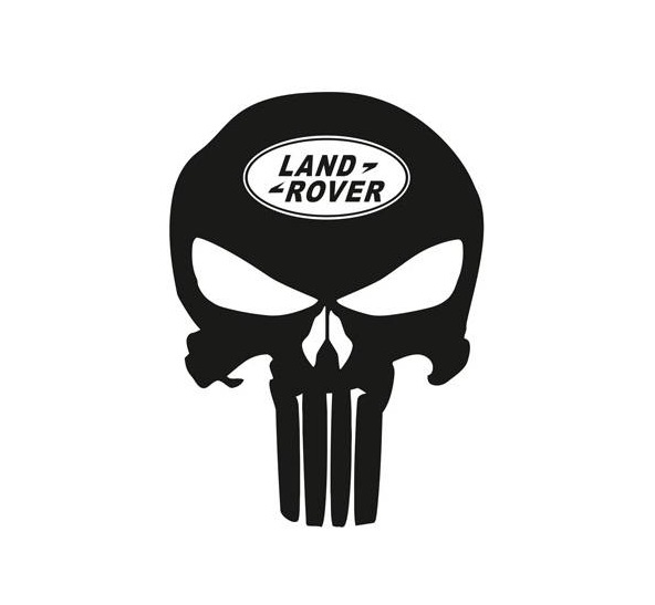 Land Rover punisher dekal dekaler 2st