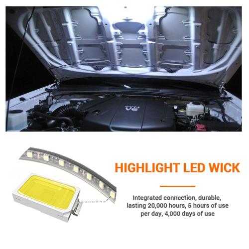 led lampa monteras till motorhuv vi