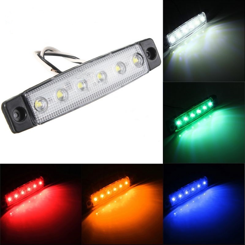 Små DRL LED lampor för styling av bil lastbil 12v 24v