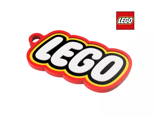 Lego nyckelring nyckelhänge 3D design