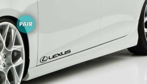lexus dekaler till dörren
