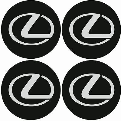 Lexus hjulnav emblem svarta 56, 60, 65 mm