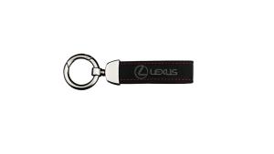 lexus logo alcantara nyckelring