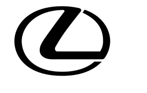 Lexus logo stickers 2st dekal dekaler