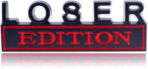 loser edition cool häftig emblem