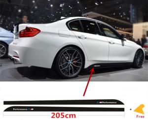 m performance dekaler till sidorna bmw