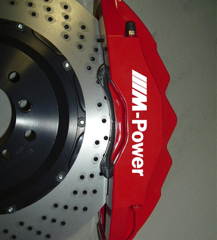 m power bromsdekaler