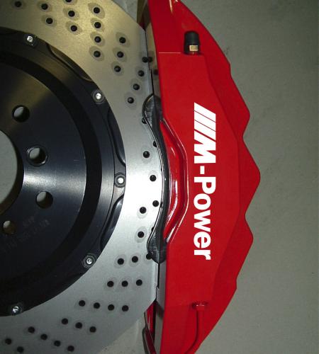 m power bromsdekaler
