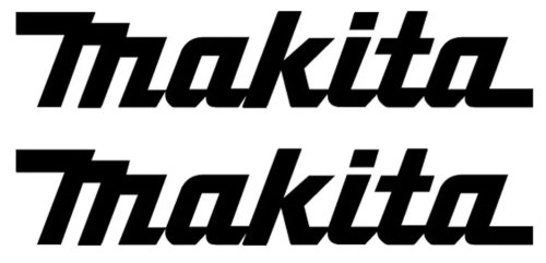 Makita klistermärken dekal 2st dekaler