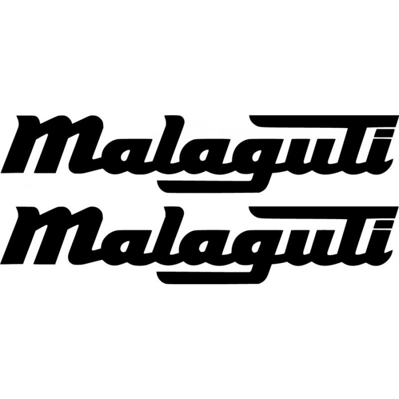 Malagutti skooter dekal 2 st stickers