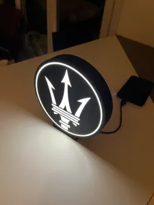 Maserati nattlampa lampa perfekt till garaget