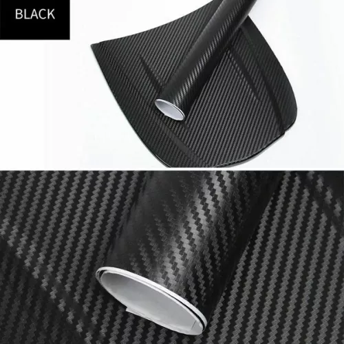 Matt kolfiber svart vinyl folie wrap 1,52m