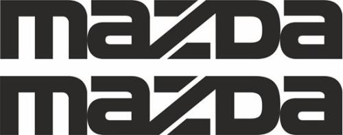 mazda dekaler 2 st