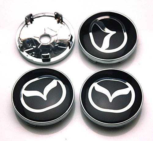 mazda logo centrumkåpor navkåpor 4 pack