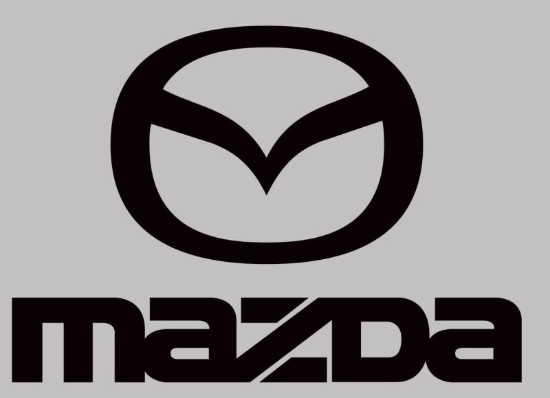 Mazda logo stickers 2st dekal dekaler
