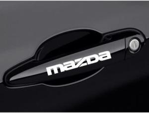 Mazda stickers 4st dekaler till dörrhandtag
