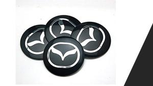 mazda logo fälgemblem nav emblem i silver 56mm