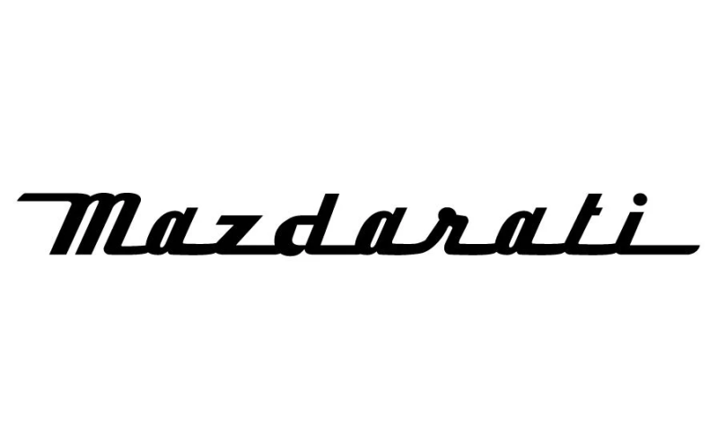 Mazdarati dekaler sticker 2st klistermärke