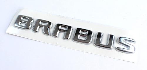 mb brabus krom emblem