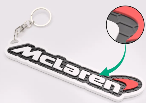 Mclaren nyckelring nyckelhänge 3d