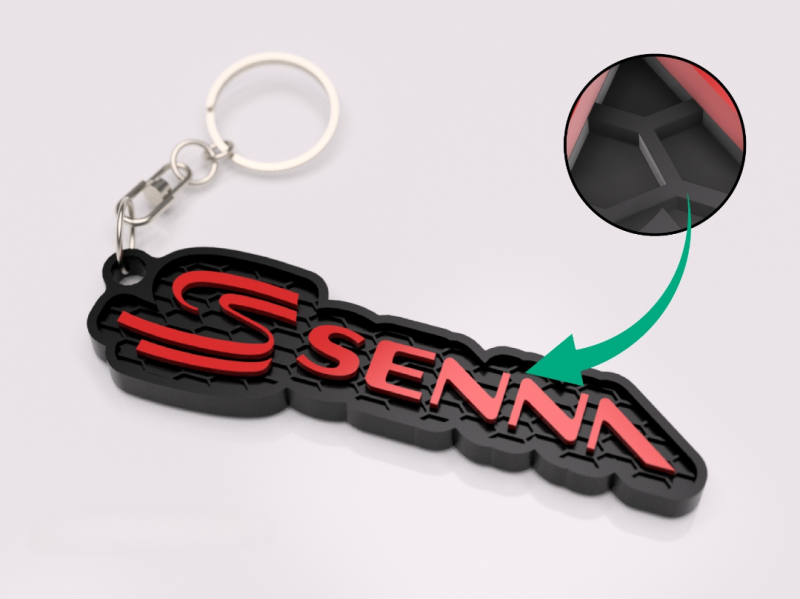 Mclaren Senna nyckelring nyckelhänge