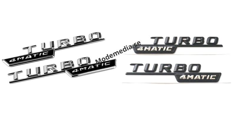 Mercedes TURBO 4MATIC emblem till bilen 4 MATIC