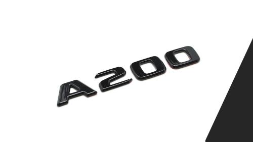 mercedes a200 logo blank svart emblem märke