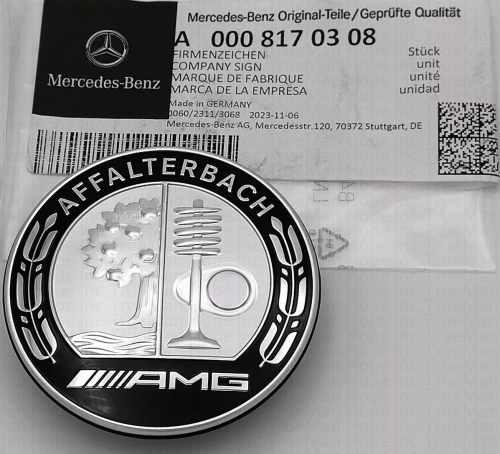 Mercedes Affalterbath emblem till huv 57 mm