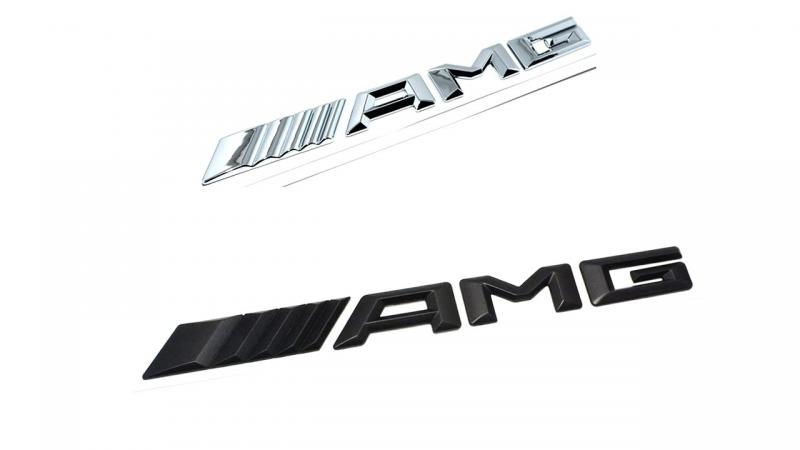 Senaste Mercedes AMG emblem till bilen