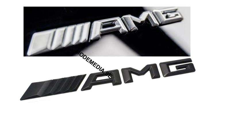 Mercedes Benz AMG interiör exteriör emblem 10cm