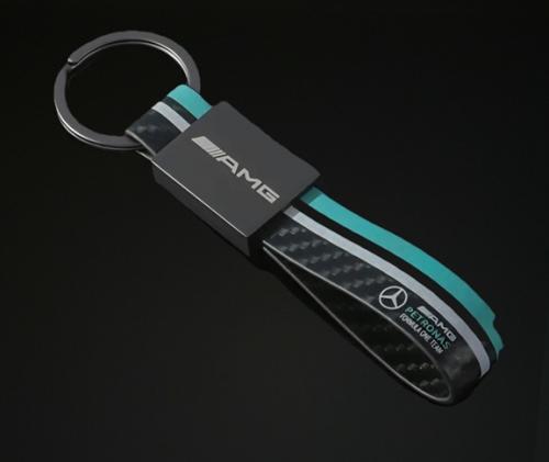 Mercedes nyckelring amg kolfiber design