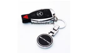 mercedes amg logo benz nyckelring