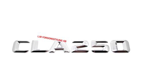 mercedes benz cla250 cla 250  logo emblem i krom