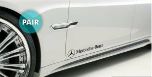 mercedes benz dekaler till dörren