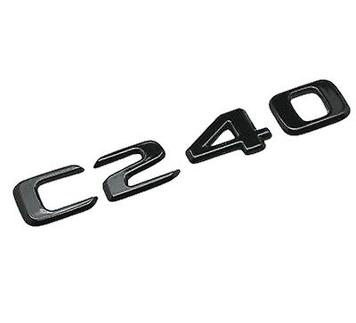 mercedes c240 blank svart emblem