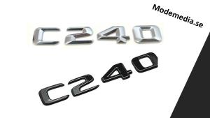 mercedes c240 emblem modellbeteckning