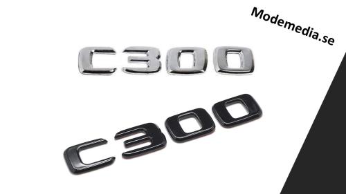 mercedes c300 emblem modellbeteckning