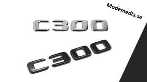 mercedes c300 emblem modellbeteckning