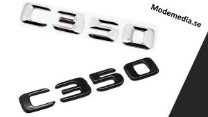 mercedes c350 emblem modellbeteckning