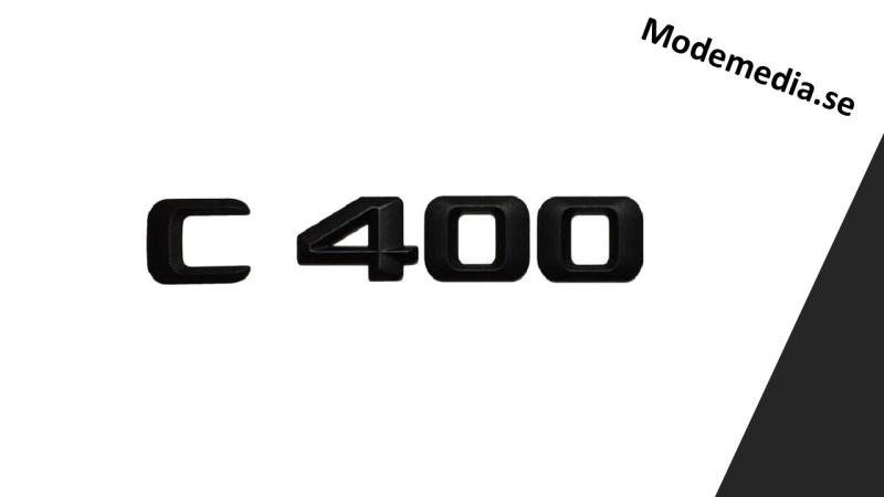 mercedes c400 emblem blank svart