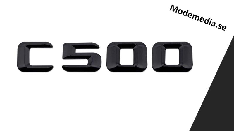 mercedes c500 emblem blank svart